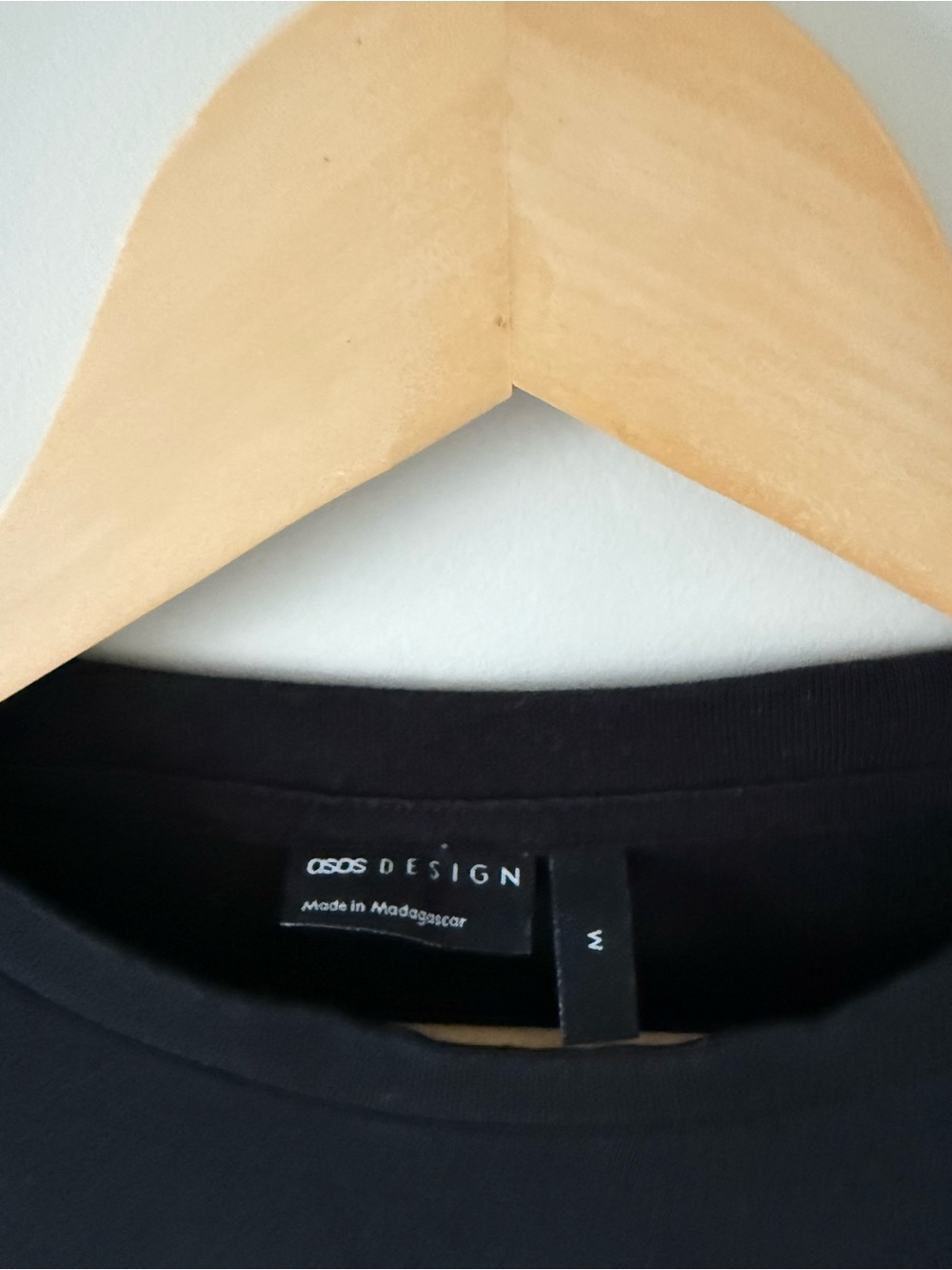 ASOS | Black Classic Men’s Long Sleeve T-Shirt 100% Cotton (size med) - Picture 4 of 5